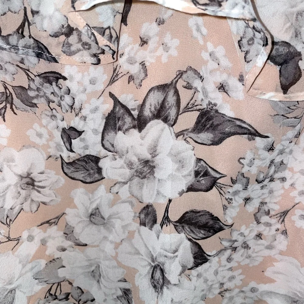 NWT BCBG Eneration - Women’s XXS -Rose Smoke Comb Floral Off the shoulder Dress - Picture 8 of 9